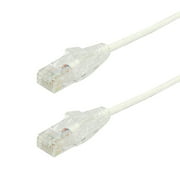 Cat6A UTP 28AWG 10GB Ultra-Thin Patch Ethernet Cables - White