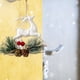 thumbnail image 4 of Fiudx Ofertas de la semana Adornos navideños Colgantes de cabeza de ciervo Colgantes decorativos para árboles de Navidad Colgantes decorativos con campanas navideñas, 4 of 6