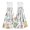 Bees Flying Around Flower Pots Hands Holding Seed Packaging, variant on Different Design 2pcs Loop Hanging Bathroom Kitchen Hand Towel Gardening Tools Cute Cartoon Bees