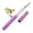 Purple, variant on Fishing Rod Reel Combo Kit Set Mini Telescopic Portable Pocket Pen Fishing Rod Pole + Reel Aluminum Alloy Fishing Accessories