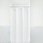 LiBa Shower Curtain Liner 36x72 Frosted Mildew Resistant Antimicrobial, Rust Proof Grommets