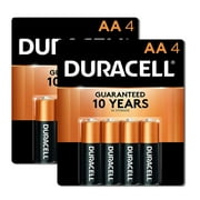 Duracell Coppertop 4 AA Batteries - 2 Pack