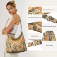 thumbnail image 5 of Sac à Bandoulière Design Tournesol et Papillon - Sac à Main Spacieux et Décontracté pour Femmes, 5 of 5