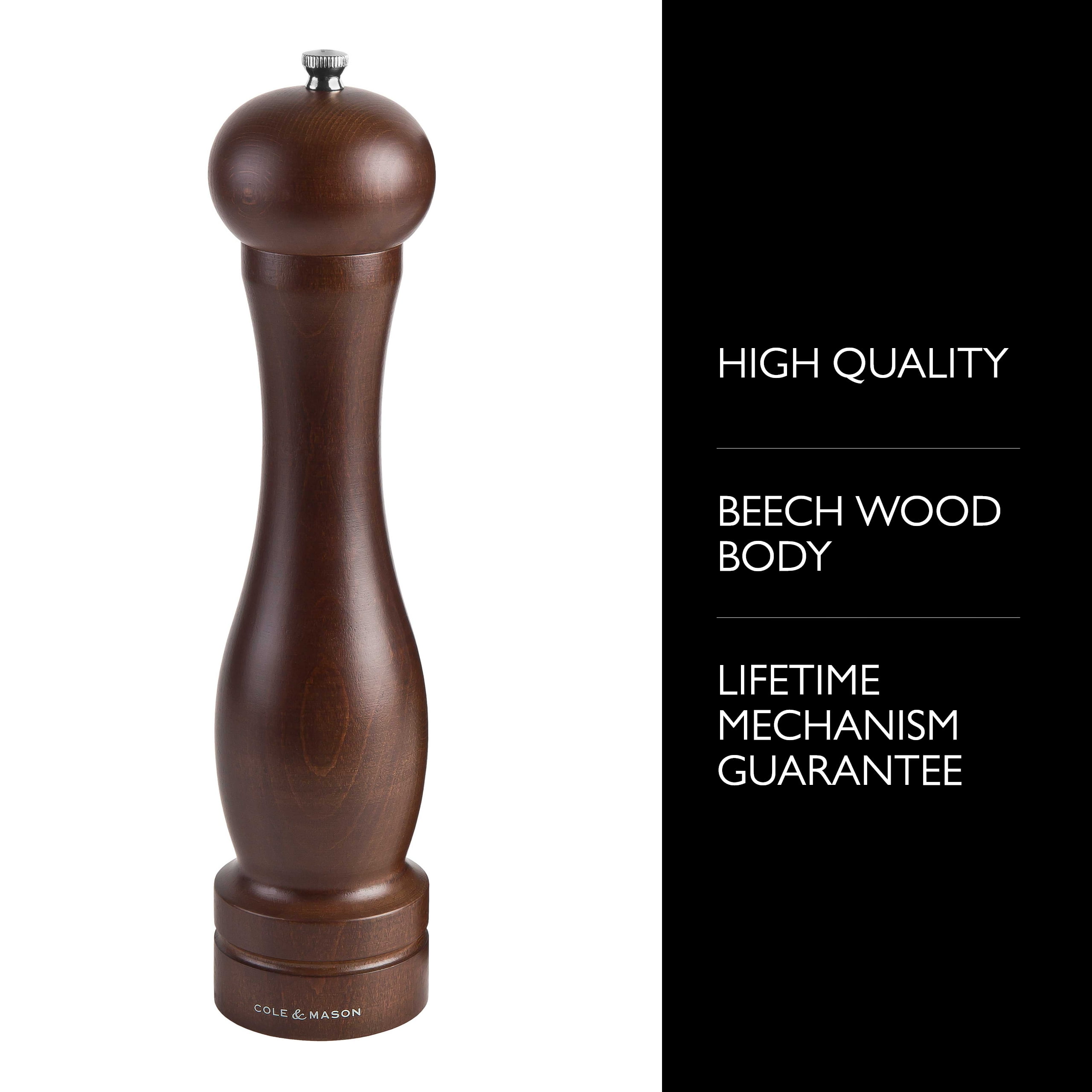 Cole & Mason Capstan Wood Salt and Pepper Grinder Gift Set