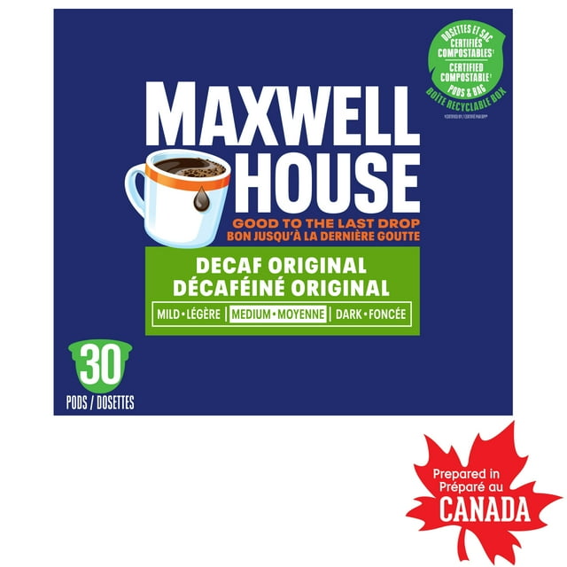Café Décaféiné Certifié Compostable Capsules De Café K-Cup®, 30 Capsules