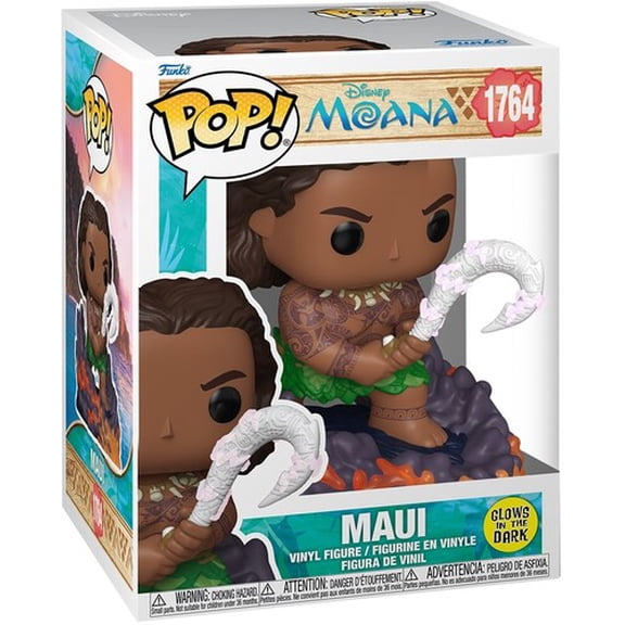 DIsney Funko POP! Premium: Moana Maui (Glow-in-the-Dark) Deluxe Figure #1764