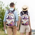 thumbnail image 6 of Lsque Halloween Gnome With Pumpkins Pattern Canvas Daypack, Durable Backpack, High-quality Versatile Backpack,Vintage Compact Backpack-Medium, 6 of 6