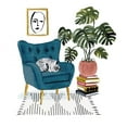 thumbnail image 3 of Borges, Victoria 15x15 Black Modern Framed Museum Art Print Titled - Homebody I, 3 of 5