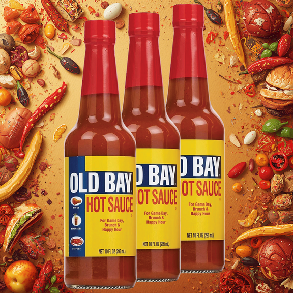 OLD BAY Kosher Hot Sauce, 10.0 oz Bottle 3-Pack