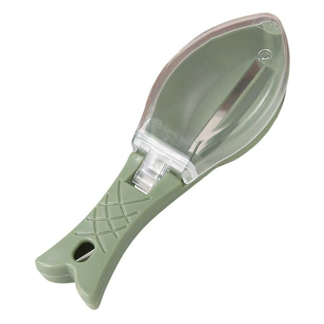 VONKY Home Restaurant Portable Fish Scale Remover Manual Labor-saving ABS Reusable Scales Scraper Scraping Tool Kitchenware Green