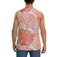 thumbnail image 4 of Easygdp Corals Men's Breathable Tank Tops Sleeveless Sporty T Shirts for Basketball, Mountaineering, Bodybuilding -3X-Large, 4 of 8