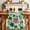 Pink, variant on St. Patrick's Day Table Runner - 36 Inch Long Spring Lucky Green Shamrock Cloud Blue Cotton and Linen Blended Dress Scarves Farmhouse Table Runner for Kitchen Dining, Coffee Table, 13" x 36"