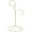 Gold, variant on Bard's 3 Tiered Gold-toned Ornament Stand, Tree, 10.75" H x 5.125" W x 5.125" D