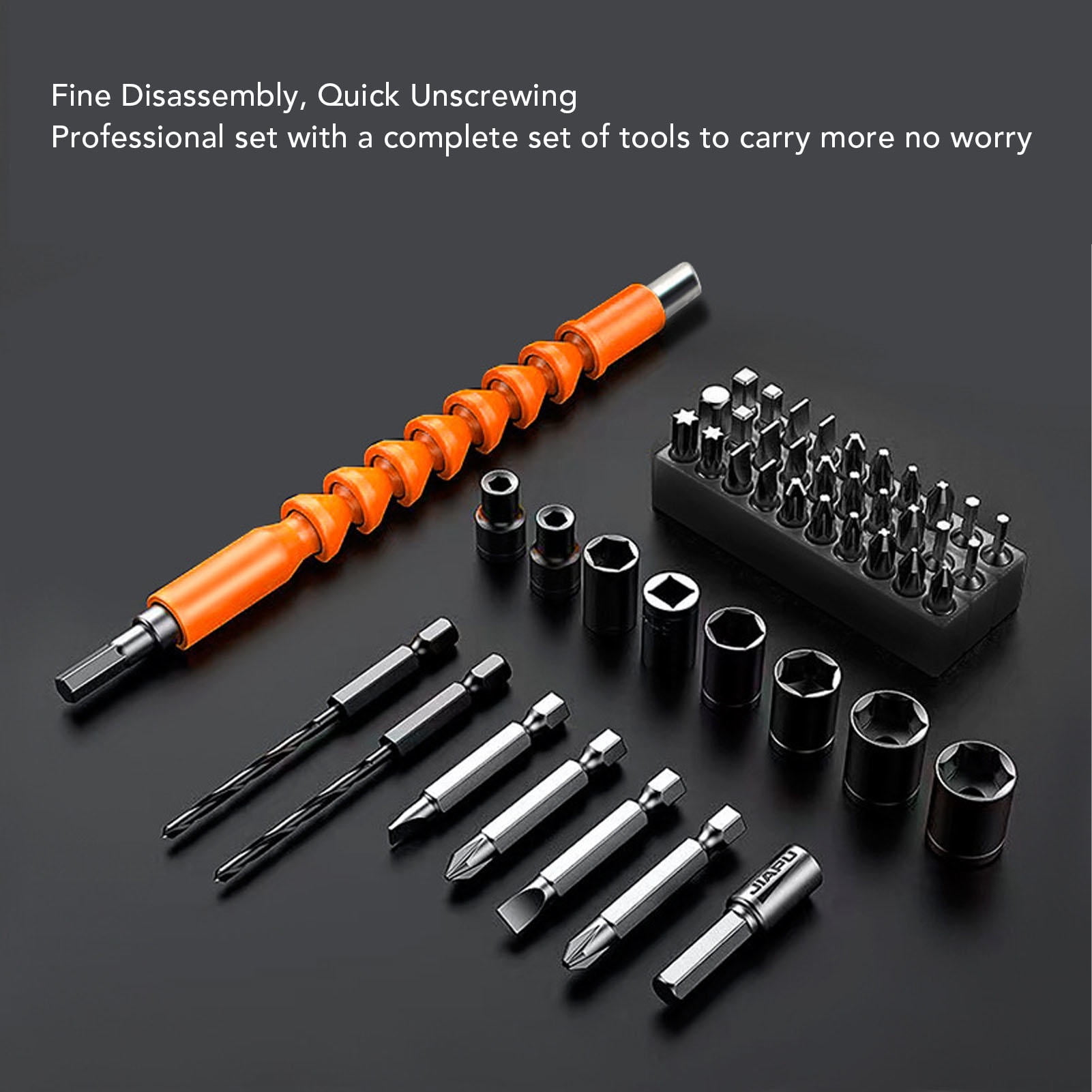 Suodoka Portable Rechargeable Electric Screwdriver Kit – 2.5 m/s Speed, Adjustable One‑Hand Control, Versatile Bits & Toolbox