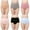 Beige, variant on UAMVSH 6 Pack Cotton Underwear for Women Soft Breathable High Waisted Briefs Full Coverage Ladies Panties