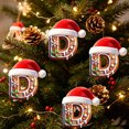 thumbnail image 5 of 26 Letters Christmas Tree Hanging Ornaments, Personalized Pendants for Holiday Decor, 5 of 7