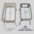 thumbnail image 4 of Chicco LullaGo Anywhere Bassinet Sheet Fits LullaGo Anywhere Bassinets, Deep Pockets, Secure Fit - Ivory (Ivory), New, 4 of 5