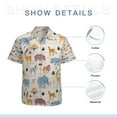 thumbnail image 7 of High Quality Hawaiian Shirts for Men Short Sleeve Aloha Beach Shirt Floral Summer Casual Button Down Shirts Blouses 3P5WEZ, 7 of 7