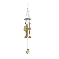 SLYNSHome Owl Wind Chimes,Metal Garden Bells Spring Wind Chime for Garden Yard Patio Hanging Decoration Gift