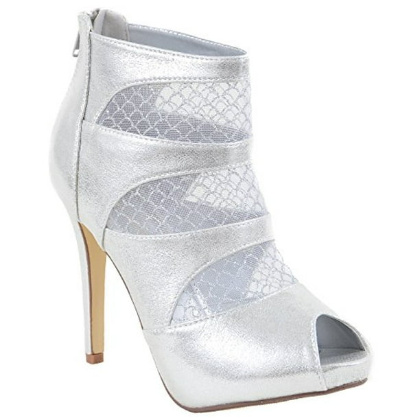 see through heel boots