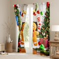 thumbnail image 3 of Castle Fairy Gingerbread Man Curtains Pack of 2 (42x84 Each) for Teens,Xmas Gifts Curtains Blackout,Merry Christmas Bedroom Curtains,Luxury Bedroom Decor, 3 of 6