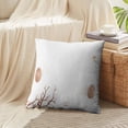 thumbnail image 4 of LALILO Throw Pillow Covers Christmas Christmas Balls Golden White Cushion Cover 18" x 18", 2 Pack, 4 of 6