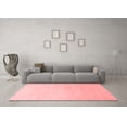 thumbnail image 3 of Ahgly Company Indoor Round Oriental Red Industrial Area Rugs, 5' Round, 3 of 4