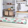 thumbnail image 7 of Kitchen Rugs and Mats Non-Skid Washable Runner Rugs Watermelon Palm Leaves Flowers Tropical Long 72x24 inch for Floor Cushioned Hallway Entryway Indoor 2x6, 7 of 7