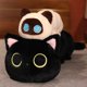 thumbnail image 2 of Lindo gato negro insecto cojín largo niñas durmiendo con piernas en el lado de la cama almohada para dormir muñeco de peluche regalo para niñoszhangmengyablack+125cm zhangmengya unisex, 2 of 2
