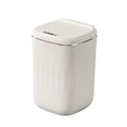 thumbnail image 2 of Contenedor de basura eléctrico de inducción inteligente, impermeable, con tapa. 24L blanca de leche, 2 of 9