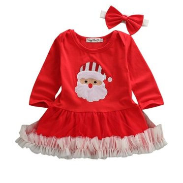 Babys First Christmas Baby Girls Xmas Tutu Romper Dress Outfit Santa Costume 0 18m Walmart Com Babys First Christmas Baby Girls Xmas Tutu Romper Dress Outfit Santa Costume 0 18m Walmart Com