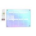thumbnail image 2 of TUOBARR Colored Acrylic Week Plan Memo Message Board With Erasable Refrigerator Sticker, 2 of 5