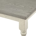 thumbnail image 4 of TMS Montreal 48" Indoor Counter Height Dining Table, White/Distressed Gray, 4 of 5