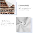 thumbnail image 3 of Dreamtimes Bath Towel Sets for Bathroom Hand Towels Fingertip Towels Ethnic Boho Geometric Mexico Vector 3 Piece Decorative Soft Cotton Absorbent, 3 of 6