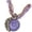 Purple, variant on Necklaces Pendant Bohemian Rhinestone Accessory for Women Statement Jewelry Pendant Necklace Women