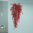 thumbnail image 2 of Bewildely 4 piezas añaden un toque con elegante guirnalda de eucalipto para interiores o exteriores con plantas artificiales Decoración Púrpura, 2 of 6