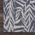 thumbnail image 5 of Nourison Calabas Indoor/Outdoor Modern Botanical Slate/Cream 2'2" x 7'6" Area Rug, (8' Runner), 5 of 10