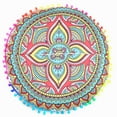 thumbnail image 5 of Skegnu Throw Pillow Indian Floor Pillows Round Bohemian Cushion Pillows Cover Case Cushions Throw Pillow Inserts for Bedding, 5 of 5