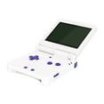 thumbnail image 4 of eXtremeRate Chameleon Purple Blue Glossy Custom Full Set Buttons for Gameboy Advance SP, Replacement A B L R Button Power On Off Volume Button D-Pad Key for GBA SP Console - Console Not Included, 4 of 7