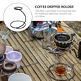 thumbnail image 2 of GOOHOCHY 1 soporte para gotero de café con forma de serpiente, práctico portafiltro de hierro (negro), 2 of 8
