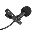 thumbnail image 2 of Portable Lapel Microphone Mini Clip-on Omni-Directional Stereo USB Mic Microphone for PC Computer(150cm ), 2 of 6