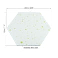 thumbnail image 2 of Uxcell Self Adhesive Hexagon Stars Wall Pin Felt Bulletin Board Tiles, White 8 Pack, 2 of 5