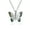 Multicolor, variant on Womens Iridescent Rainbow Abalone Shell Butterfly Pendant Necklace in Sterling Silver