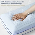 thumbnail image 6 of Nestl Side Sleeper Molded Gel Memory Foam Pillow – 36 x 20 In. Reversible, Tencel-Covered, Perfect for a Side Sleeper, Firm Cooling on 1 Side, Softer on the Other -King, 6 of 7