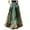 Dark Green, variant on Women’s Floral Print Maxi Skirt High Waist A Line Floor Length Satin Skirt with Pockets Elegant Long Skirt for Formal Occasions Blue XL