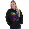 thumbnail image 4 of Vaporwave NASA Space Astronaut Unisex Plus Size Hoodie Brisco Brands 3X, 4 of 5