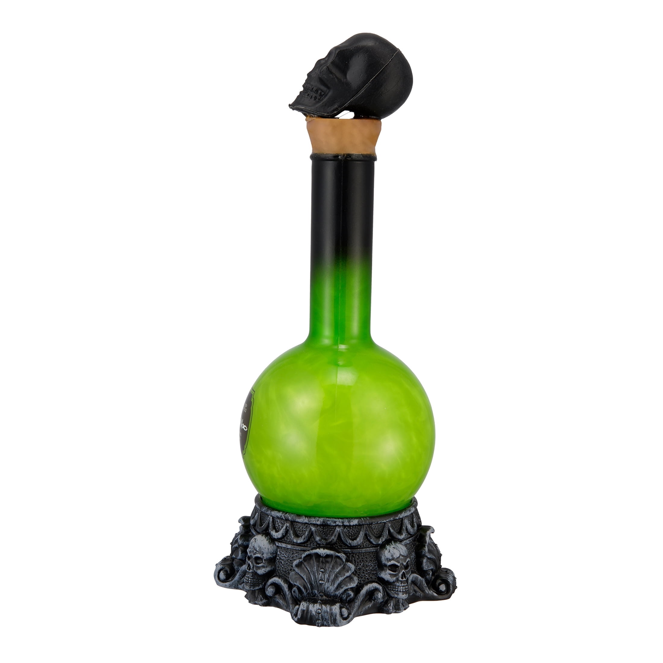 Light-Up Poison Bottle Tabletop Decoration, Green, 12", Halloween by Way To Celebrate