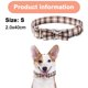 thumbnail image 2 of Collar para perros con pajarita: collar para perros con lazo ajustable, elegante, pequeño a mediano o grande, 2 of 5