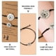 thumbnail image 3 of 1 Set Dandelion Bangle Ajustable String Woven String Día de la Madre Bendición Pulsera, 3 of 5