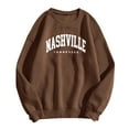 thumbnail image 4 of Youmylove Women Nashville Adult Unisex Crewneck Sweatshirt Pullover Chic Streetwear, 4 of 4